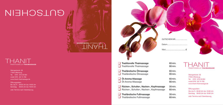 Thaimassage Gutschein