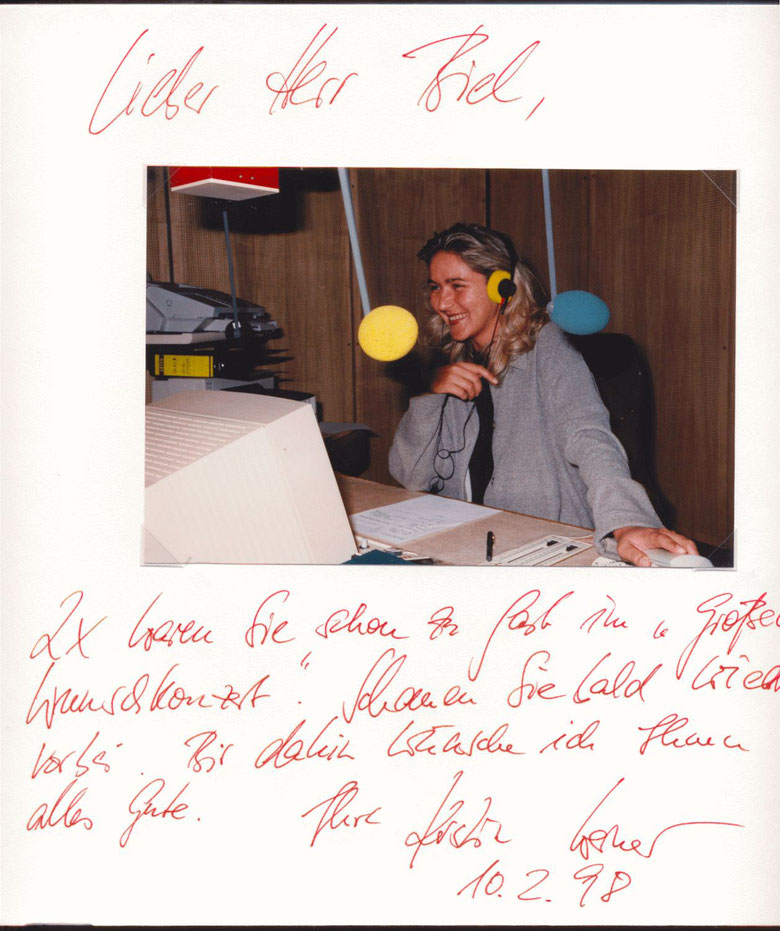 Nr. 51 Kerstin Werner, Hörfunkmoderatorien