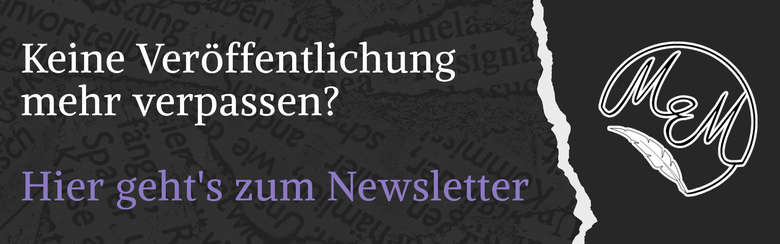 Werbebanner zum Thema "Newsletter". Darauf steht folgender Text: "Keine Veröffentlichung mehr verpassen? Hier geht's zum Newsletter."