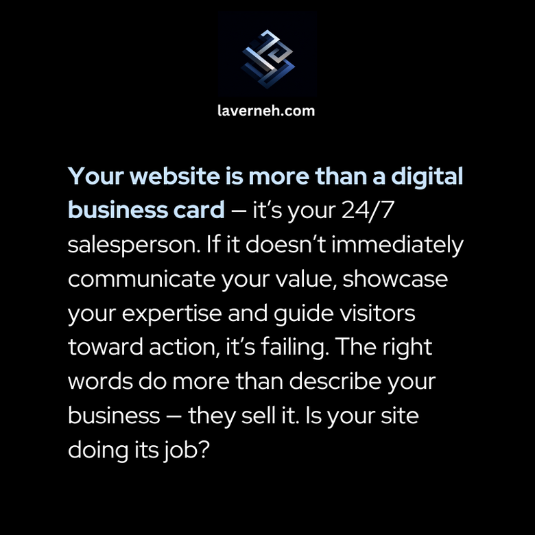 Graphic: Your website is more than a brochure. It's a 24/7 salesperson.