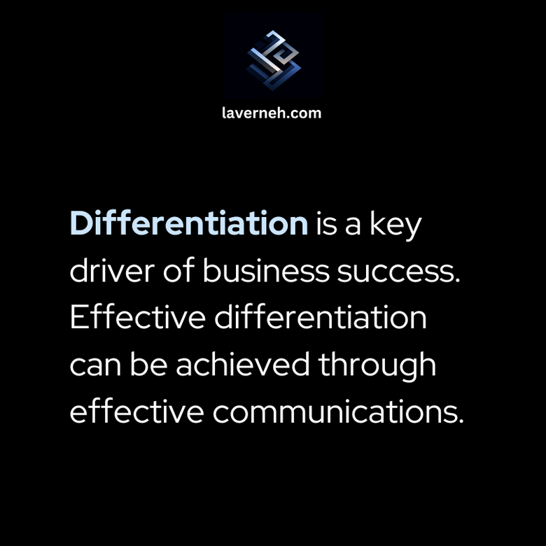 Graphic: Differentiation is key to business success.