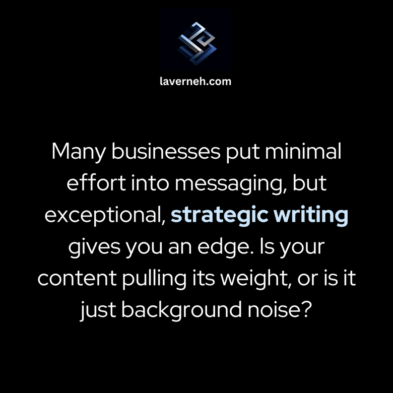 Graphic: Strategic writing gives your business an edge.