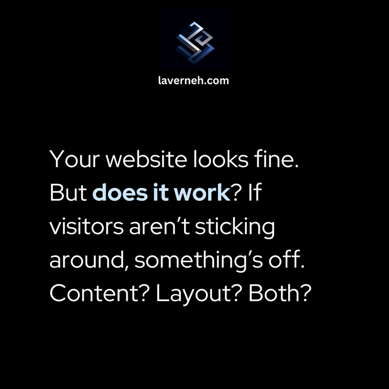 Graphic: Is your website content and layout what it should be?