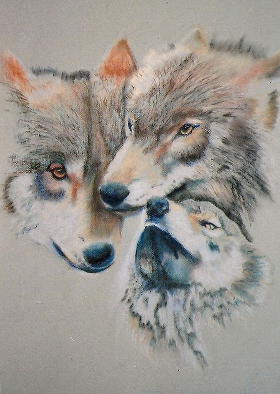 " Three Wolves"