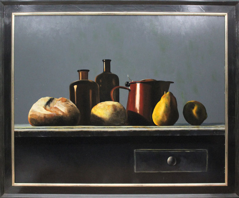 te_koop_aangeboden_een_stilleven_schilderij_van_fijnschilder_cornelis_de_koning_1957_bij_kunsthandel_martins_te_wolvega_nederland