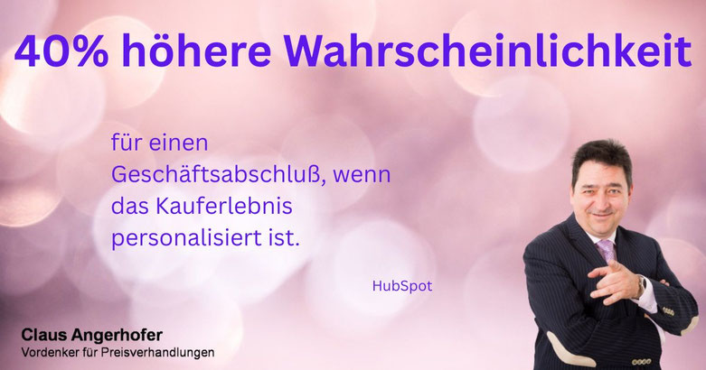 Personalisierung bringt deutlich höhere Abschlußquote laut Hubspot