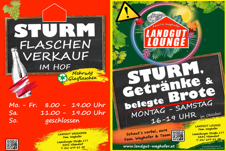 Landgut Weghofer, Vösendorf, Familie Weghofer, Rote Hütte, Weghofer Alm, Weghofer Weine, Landgut Lounge, Winzerclub, Sturmzeit, Punsch, Erdbeeren, Vinothek, Geschenke, Frühstücksbox, Steirer Rudi, Gastronomie, Events, Feste, Containerlager, Lagern