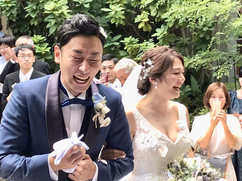 幸せそうな二人