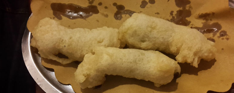 Baccalá Fritto im Antico Ristorante ai Spaghettari Rom