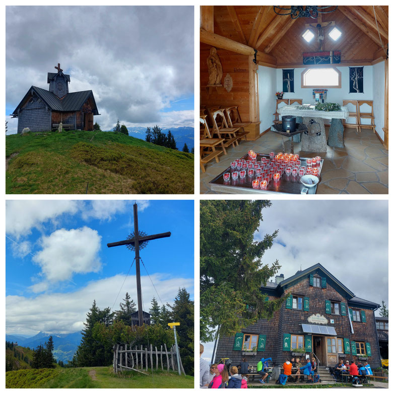 Bischofshofen, Sankt Johann im Pongau, Hüttau, Wagrain, Hochgründeck, Friedenskapelle, Gipfelkreuz, Wanderung, Waldweg, steil, Laireiter Steig,