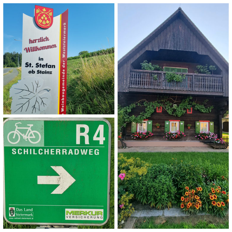  babebi-ontour, Hatschn&Haxln, durch ganz Österreich, Steiermark, Schilcher Weinland, Radtour, Südweststeiermark, Kernöl, Sankt Stefan ob Stainz, Stainz, Flascherlzug, Deutschlandsberg, Sankt Josef, Dobl Zwaring, Premstätten, Natur pur, Idylle, Holzhaus