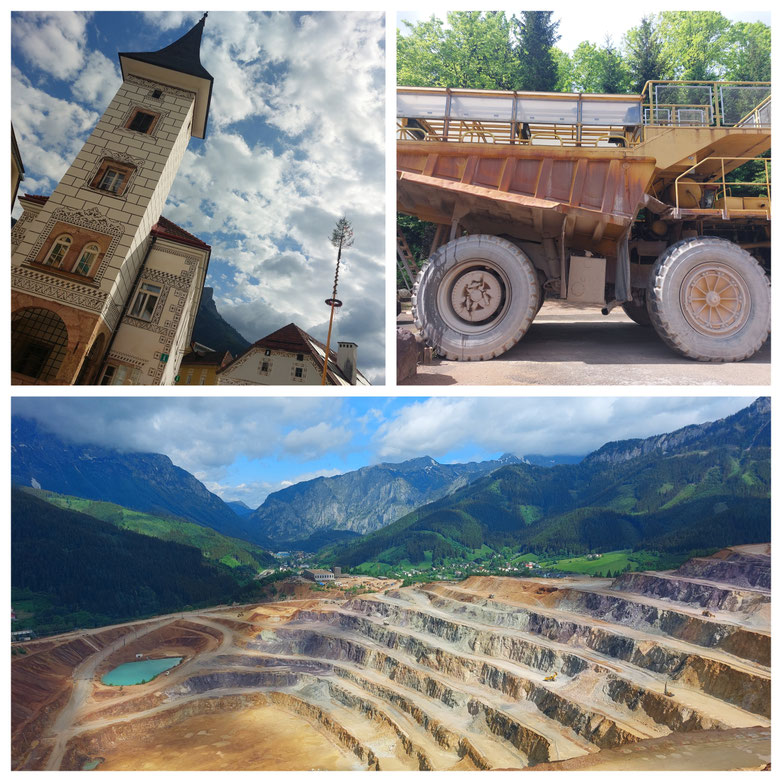 Erzberg, Steiermark, Haulytour, Gesäuse, Vordernberg, Sankt Peter Freienstein, Trofaiach, Leoben, Schwammerlturm, Radtour, gemütliche Radtour