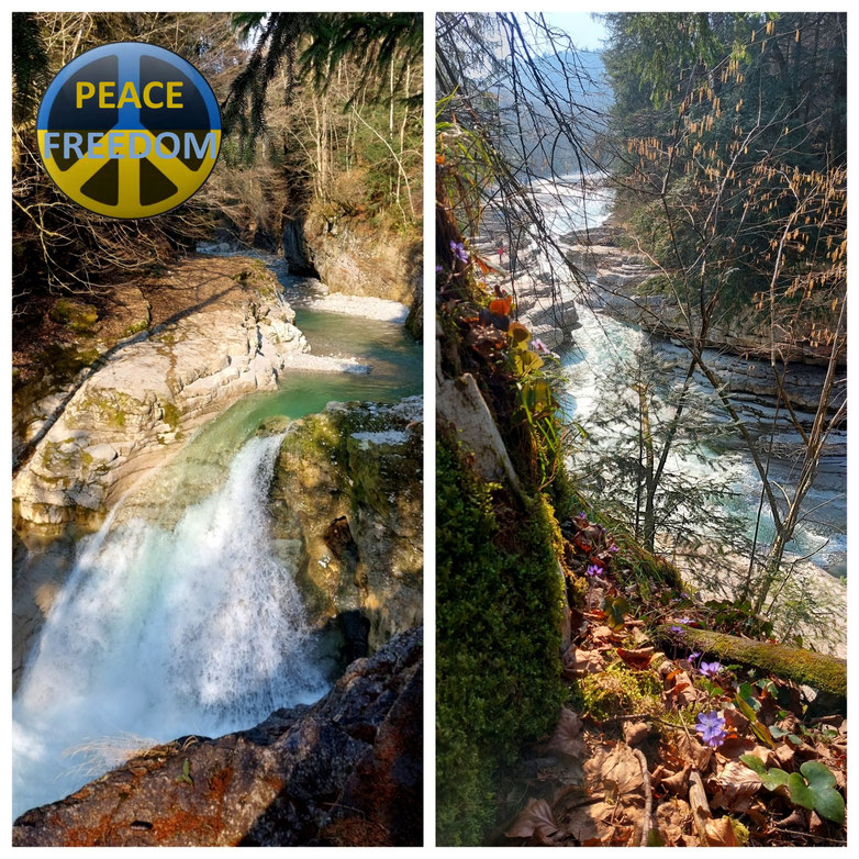 Bad Vigaun, Kuchl, Römerbrücke, Taugl, Bach, Wasser, Natur, Radtour