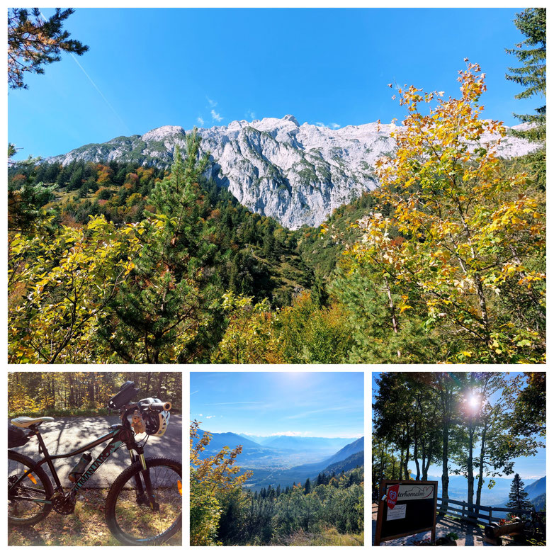 Gnadenwald, Hinterhornalm, Mautstraße, Rennrad Tour, Radtour, Ausblick, Panorama, Tirol