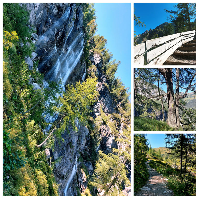 Jägersee, Kleinarl, Tappenkarsee, Bergsee, Wanderung, Salzburger Land, Urlaub, Sommer in den Bergen, Wasserfall, Wanderwege, Steinstufen, babebi-ontour.com, Hatschn & Haxln, durch ganz Österreich