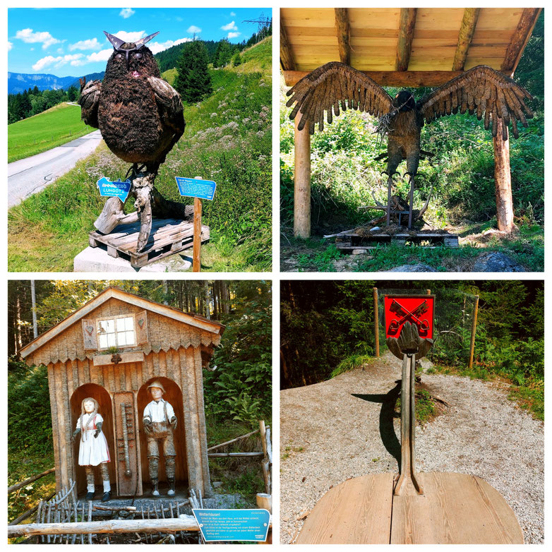 Annaberg Lungötz, Heufiguren, Gaudi Golf, Familienwanderung, Salzburger Land, Urlaub, Sommerurlaub, Familienurlaub, Urlaub in Österreich, Dachstein West, babebi-ontour.com, Hatschn & Haxln, durch ganz Österreich, Donnerkogel, Intersport Klettersteig.