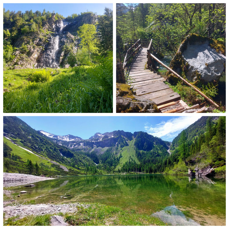 Grossarl, Grossarltal, Tal der Almen, Hüttschlag, Schödersee, Wanderung, Kneippanlage, See, Bergerlebnis, Kinder, Wasserfall