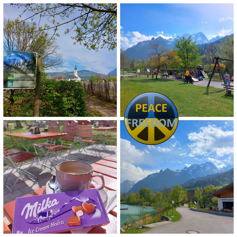 Kuchl, Waldrapp, Georgenberg, Bürgerausee, Panorama, Frühling, kurze Wanderung, Radtour