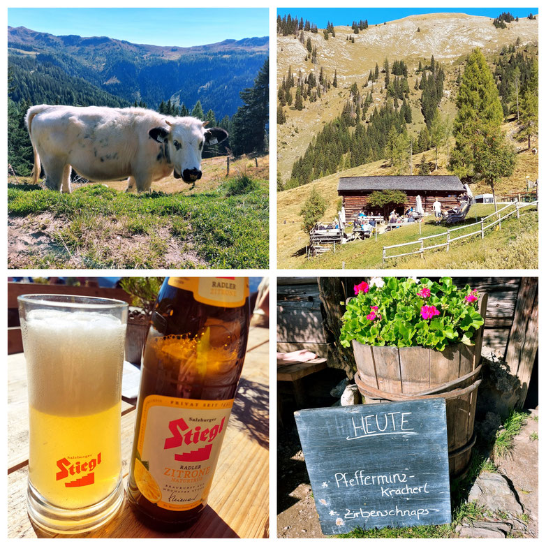 Karseggalm, Stiegl Bier, Radler, urige Alm, alte Alm, Großarltal, babebe-ontour.com, Hatschn & Haxln, durch ganz Österreich