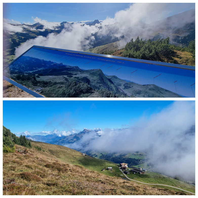 babebi-ontour.com, Hatschn&Haxln, durch ganz Österreich, Tirol, Brixen im Thale, Kirchberg in Tirol, Gaisberg, Gaisbergjoch, Wilder Kaiser, Großer Rettenstein, Panorama, Herbstwanderung