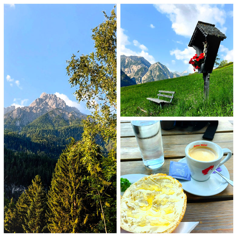 Lienzer Dolomiten, Pustertaler Höhenstraße, Bischofsmütze, Gailtaler Alpen, Spitzkofel, Lienz, Assling, Leisach, Anras, Amlach, Bärenwirt, Panorama, babebi-ontour.com, Hatschn & Haxln, durch ganz Österreich