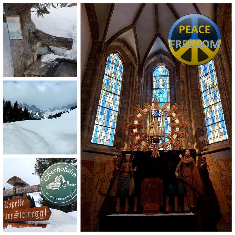 Filzmoos, Hofalmen, Oberhofalm, Unterhofalm, Filzmooser Kindl, Bischofsmütze, Pferdekutsche, Winterwanderung, romantische Wanderung, Familienwanderung, Spaziergang, Kapelle