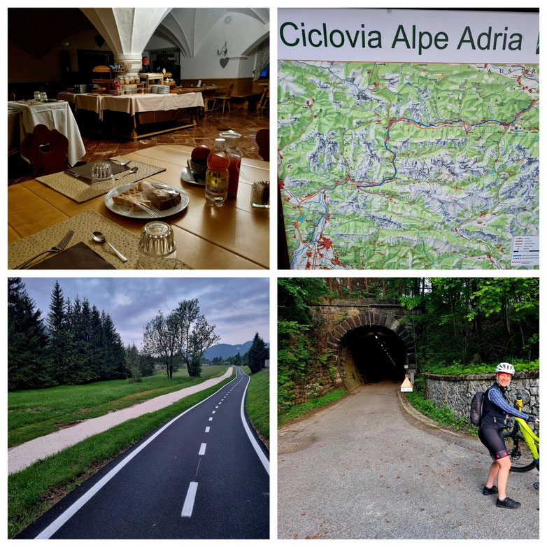 babebi-ontour.com, Hatschn&Haxln, durch ganz Österreich, Salzburg, Kärnten, Ciclovia Alpe Adria, Tauernschleuse, Gasteinertal, Böckstein, Mallnitz, Obervellach, Mölltal, Drautal, Spittal an der Drau, Arnoldstein, Tarvisio, Kanaltal, Radweg, Chiusaforte,