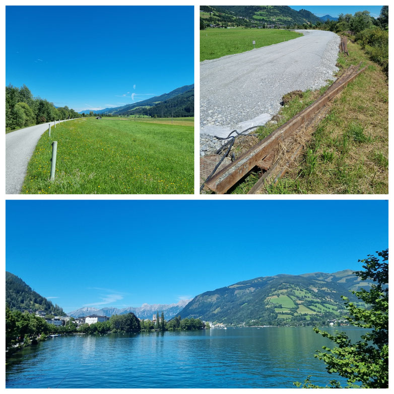 babebi-ontour, Hatschn&Haxln, durch ganz Österreich, Radtour, Kitzbühel, Aurach bei Kitzbühel, Jochberg, Tirol, Paß Thurn, Mittersill, Niedernsill, Uttendorf, Pinzgau, Pinzgauer Lokalbahn, Zell am See, Zeller See, Stuhlfelden, Piesendorf, Tauernradweg