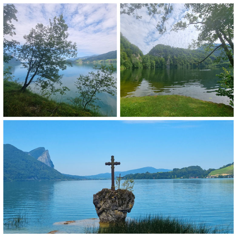 babebe-ontour.com, Hatschn&Haxln, durch ganz Österreich, Salzkammergut, Fuschlsee, Mondsee, Attersee, Wolfgangsee, Krottensee, Sankt Gilgen, klares Wasser, Bergseen, Radtour, Salzkammergut Radweg.