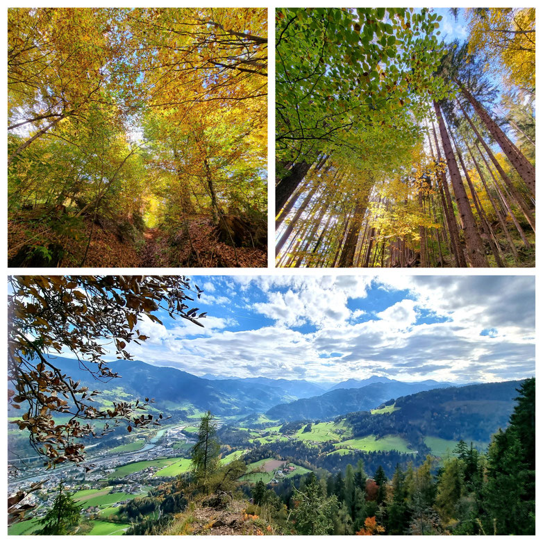 babebi-ontour.com, Hatschn&Haxln, durch ganz Österreich, Bischofshofen, Herbstwanderung, Hochkönig, kurze Tour, Ausblick, Salzachtal