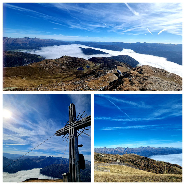  babebi-ontour.com, Hatschn & Haxln, durch ganz Österreich, Lungau, Speiereck, Herbsttag, Wanderung, Halterhütte, Sankt Michael im Lungau, Mauterndorf, Herbstwanderung, Gipfelsieg, Panorama