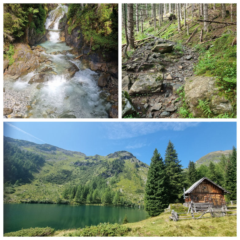 babebi-ontour.com, Hatschn&Haxln, durch ganz Österreich, Longa, Lungau, Wirpitschsee, Bergesee, Wanderung, kristallklares Wasser, kneipen, Bergsee baden, Wanderung, Wandern mit Kindern,