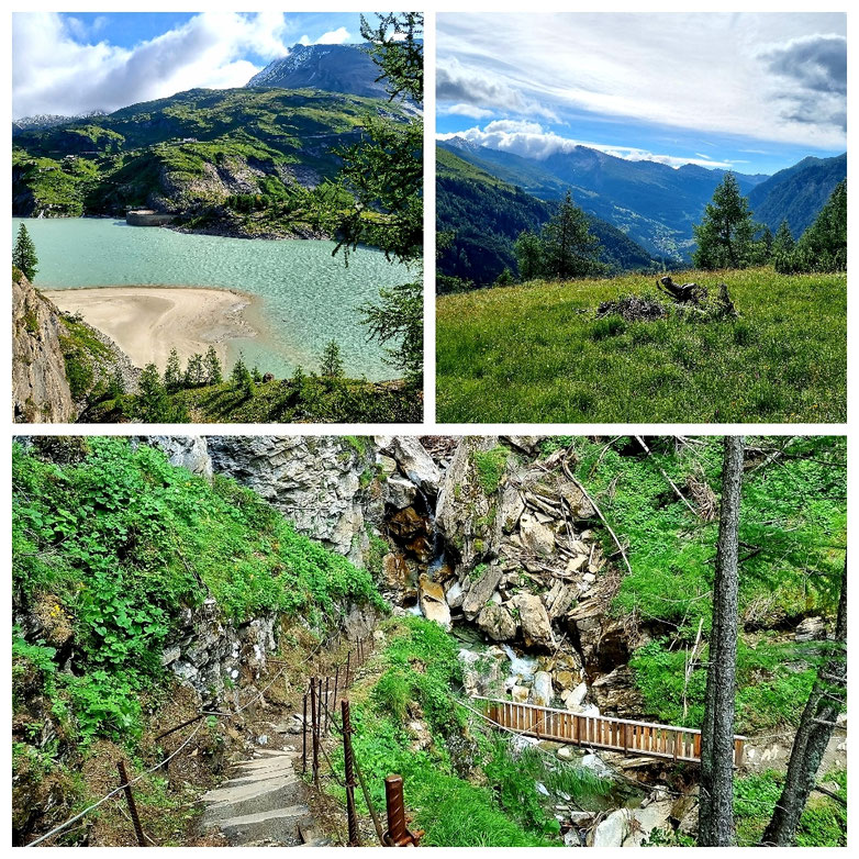 Alpe Adria Trail, Etappe 1, Kaiser Franz Josef Höhe, Heiligenblut, Bricciuskapelle, Großglockner, Sandersee, Pasterze, Weitwandern, Döllach, Bergsteigerfriedhof, Apriacher Stockmühlen, Mörtschach, Kräuterwiesen, Marterle,