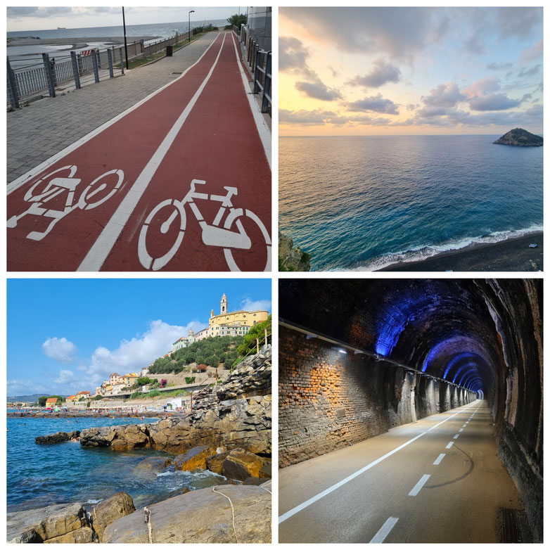babebi-ontour, Hatschn&Haxln, Radtour Italien, Ligurien, Savona, San Remo, Imperia, Radtour am Meer, Radtour an der Küste,