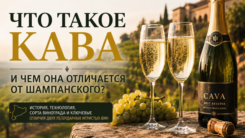 Что такое кава и чем она отличается от шампанского