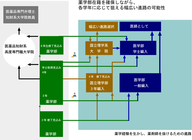 薬学からの進路開拓