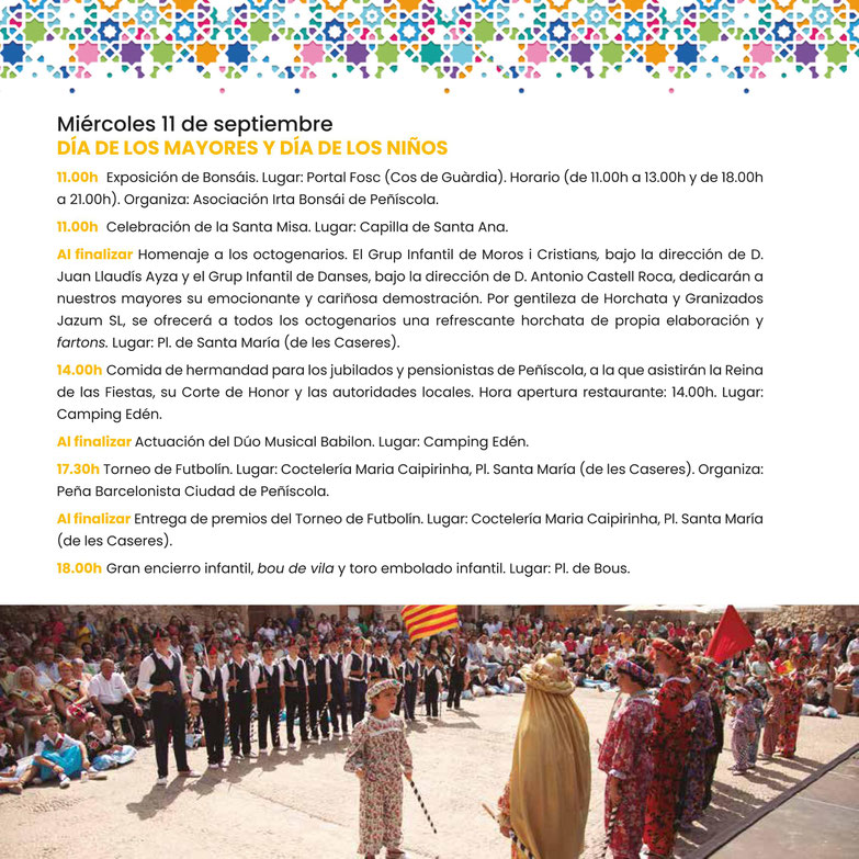 Programa de las Fiestas de Peñíscola