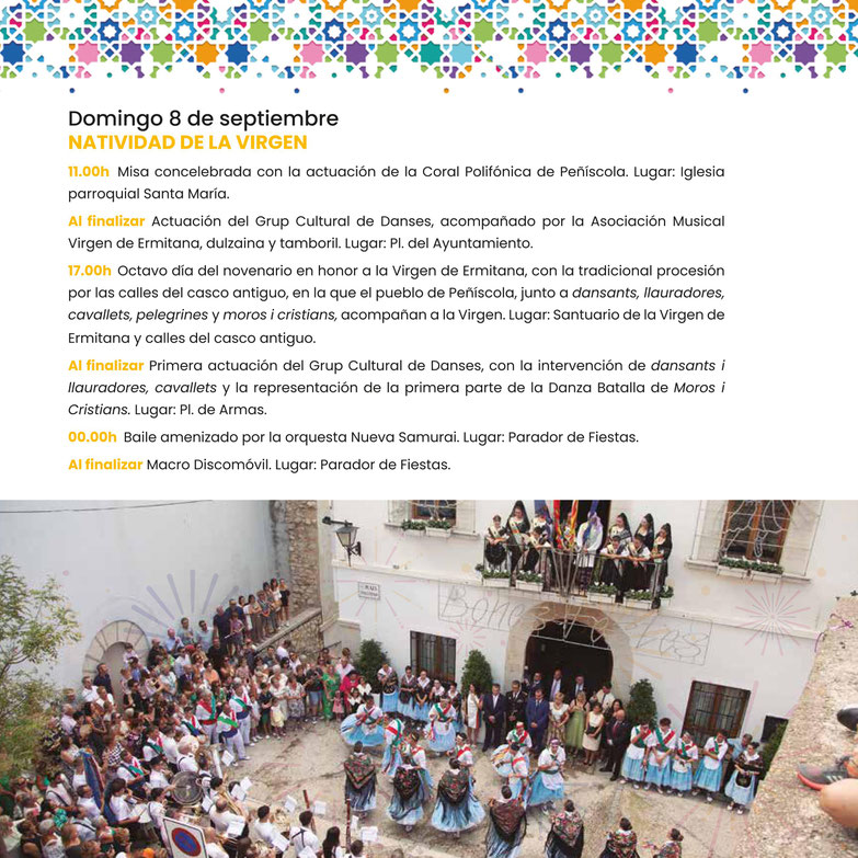 Programa de las Fiestas de Peñíscola