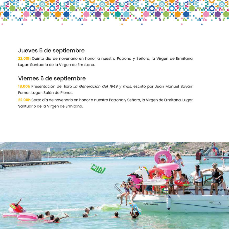 Programa de las Fiestas de Peñíscola