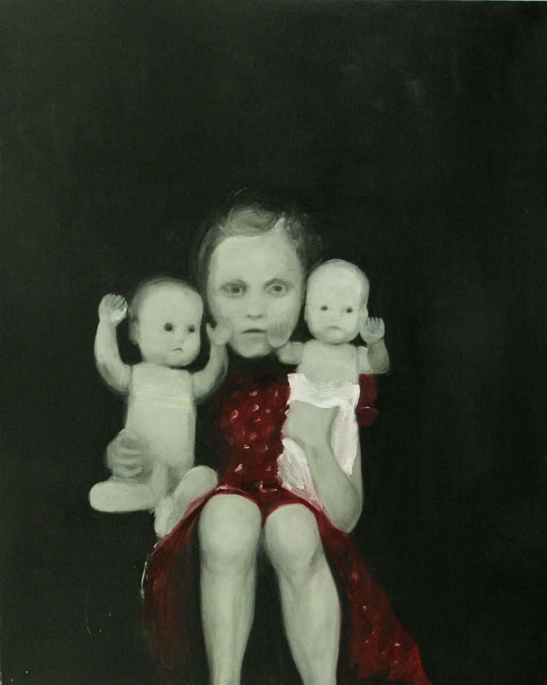 Puppen 250x200cm 2008 oil on canvas