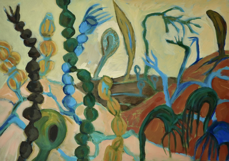 Sans nous VIII, 2017-2025  Acryl auf Leinwand 65x92