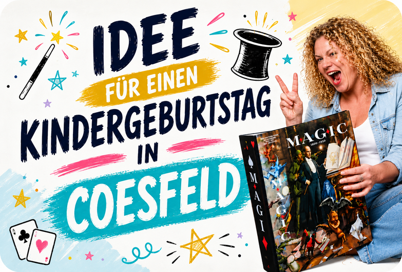 Idee Kindergeburtstag Coesfeld Selm Zauberer buchen