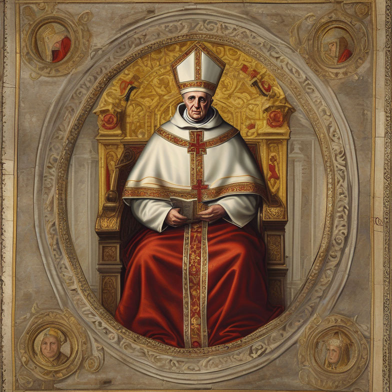 Symbolbild eines Papstes