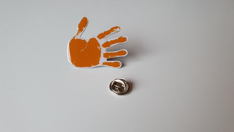 Hands Off epoxy pin