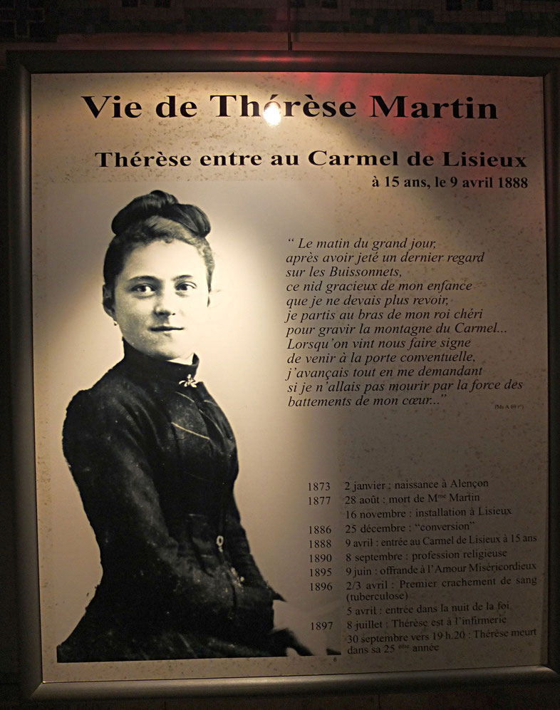 La vie de la petite Thérèse de Lisieux