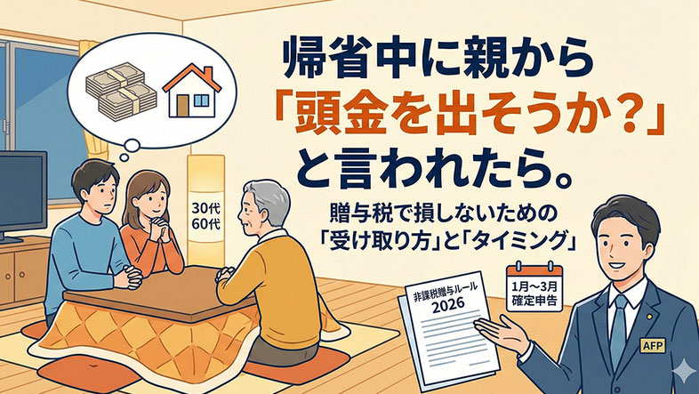 もらう日を間違えると税金がかかる?AFPが教える非課税ルール