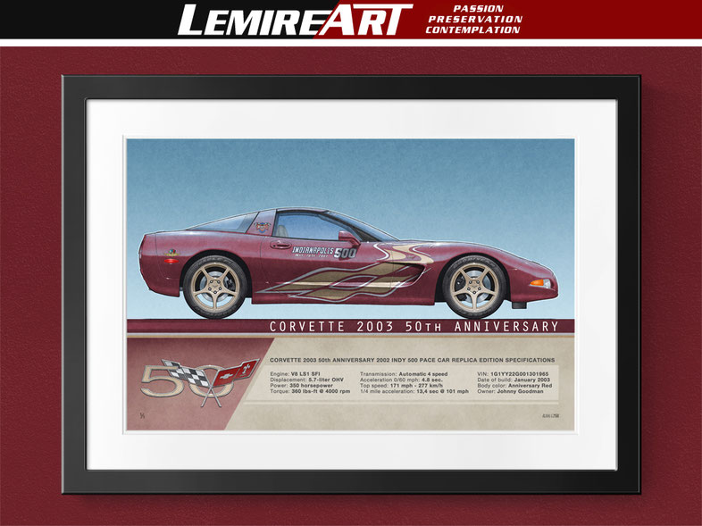 2002 Corvette Indy Pace Car