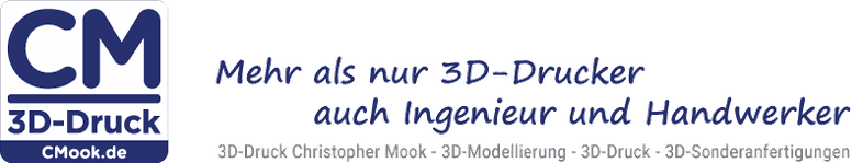 Logo CM 3D-Druck, Mehr als nur 3D-Drucker auch Ingenieur und Handwerker