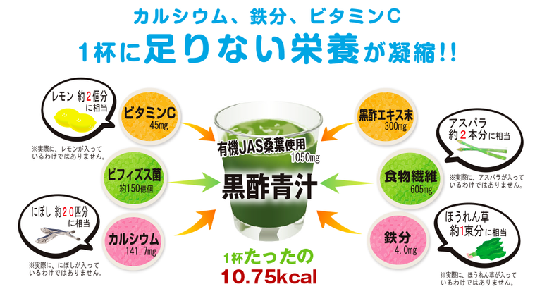 黒酢と青汁がこの一杯で 美味しすぎる青汁 Talico ページ 黒酢と青汁がこの一杯で 美味しすぎる青汁 Talico ページ