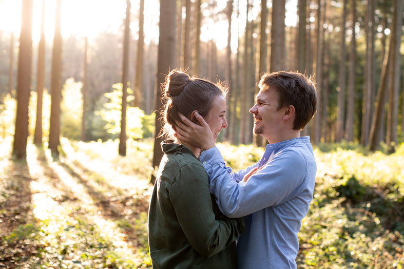 Paarshooting in den Baumbergen bei Nottuln - Janine Piontek Fotografie Lüdinghausen